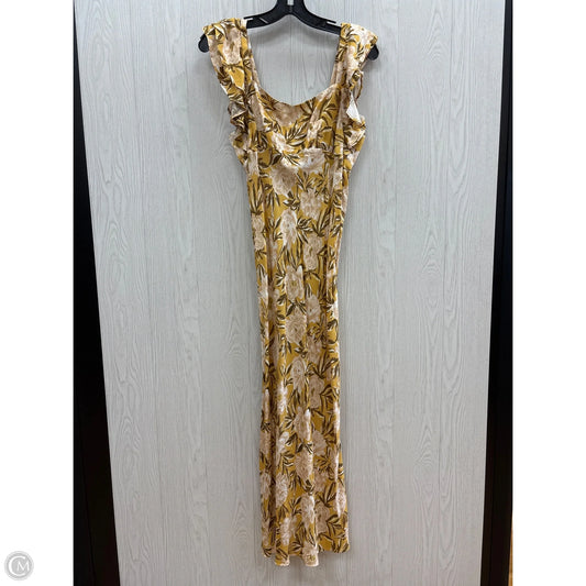 Dress Casual Maxi By Madewell In Yellow, Size: 4
