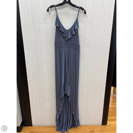 Dress Casual Maxi By Express In Blue, Size: M