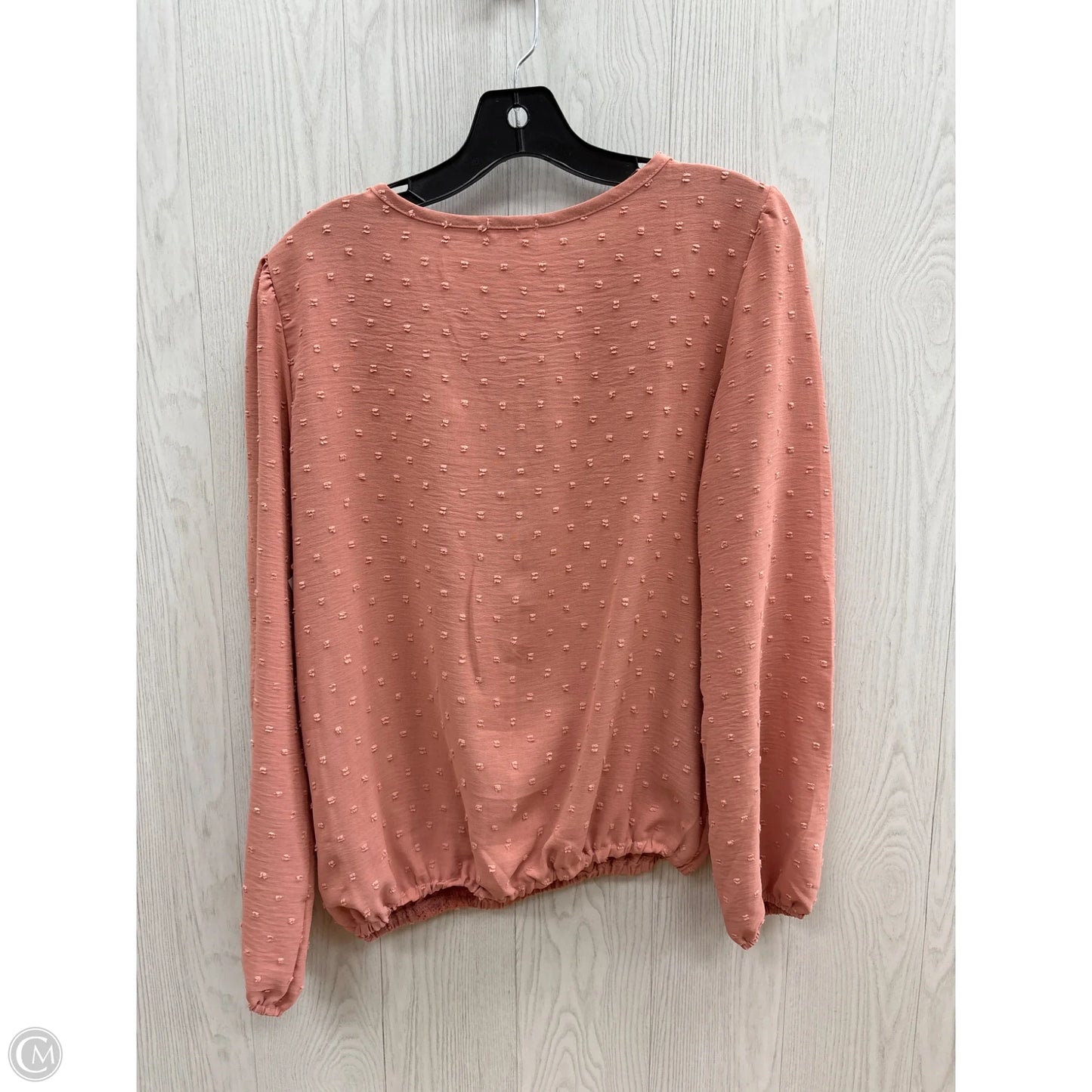Top Long Sleeve By Clothes Mentor In Pink, Size: S