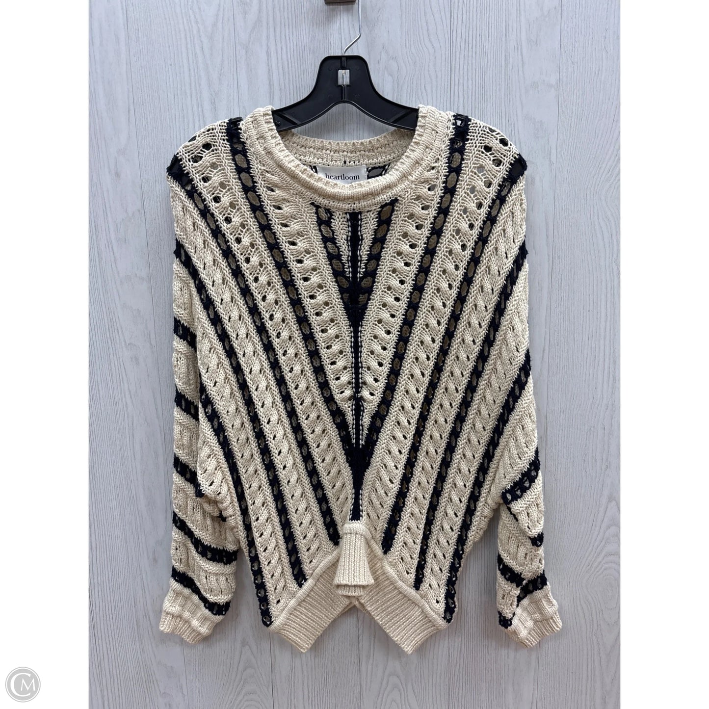 Sweater By Clothes Mentor In Cream, Size: S