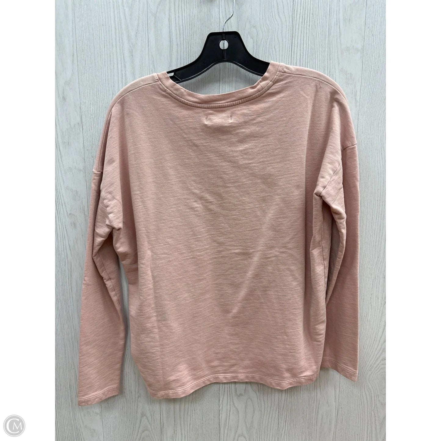 Top Long Sleeve By Madewell In Pink, Size: S