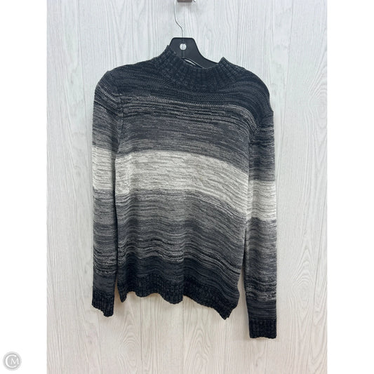 Sweater By Studio Works In Black & Grey, Size: M