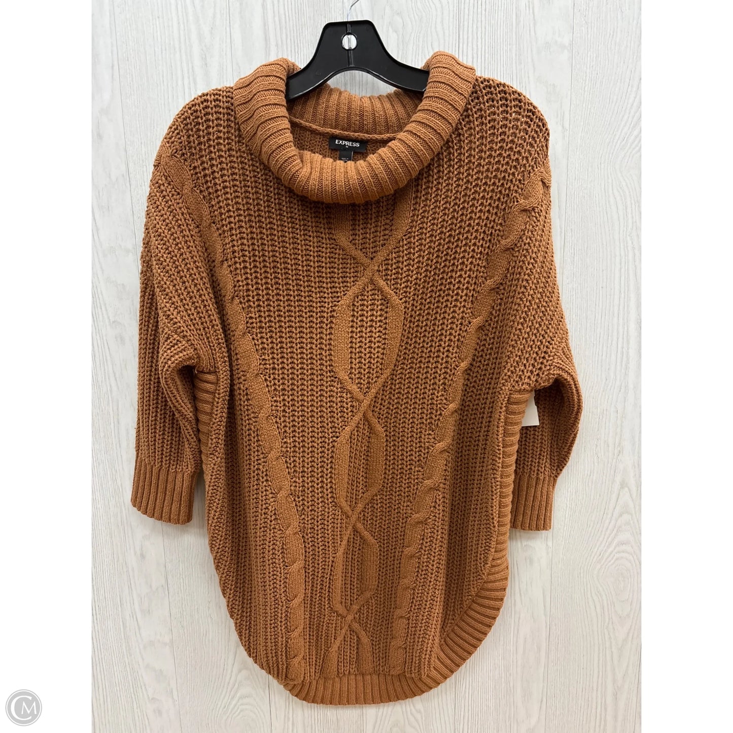 Sweater By Express In Brown, Size: M