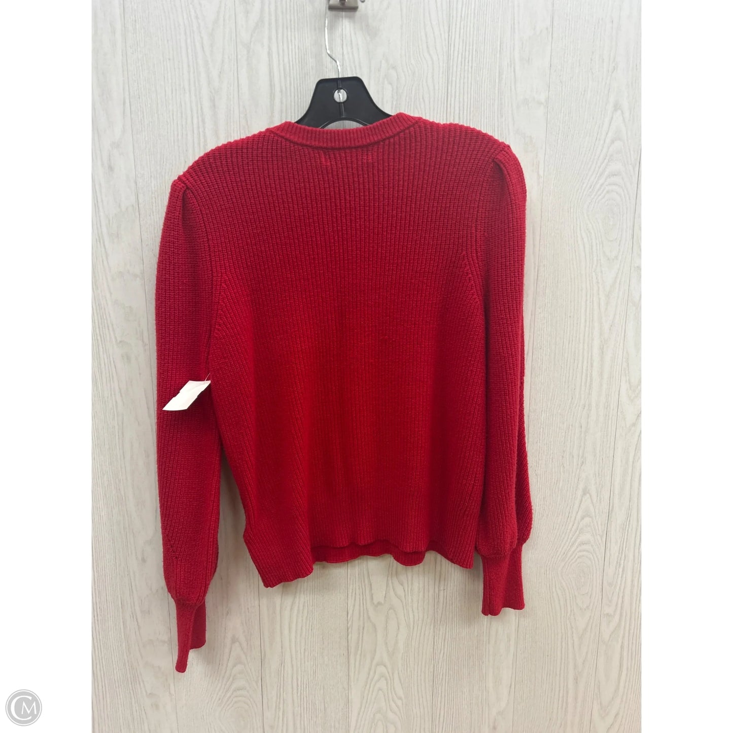 Sweater By Liz Claiborne In Red, Size: L