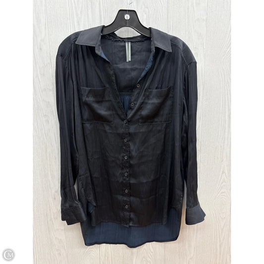 Top Long Sleeve By Anthropologie In Black, Size: Xs