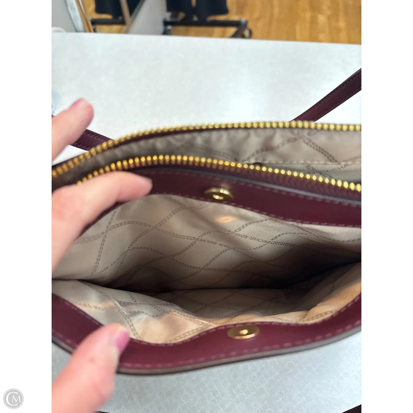 Tote Designer By Michael Kors, Size: Large