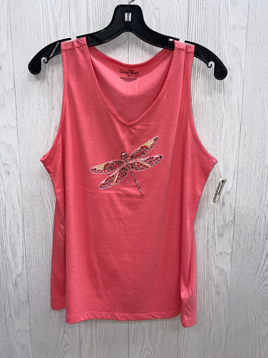 Pink Top Sleeveless Coral Bay, Size M