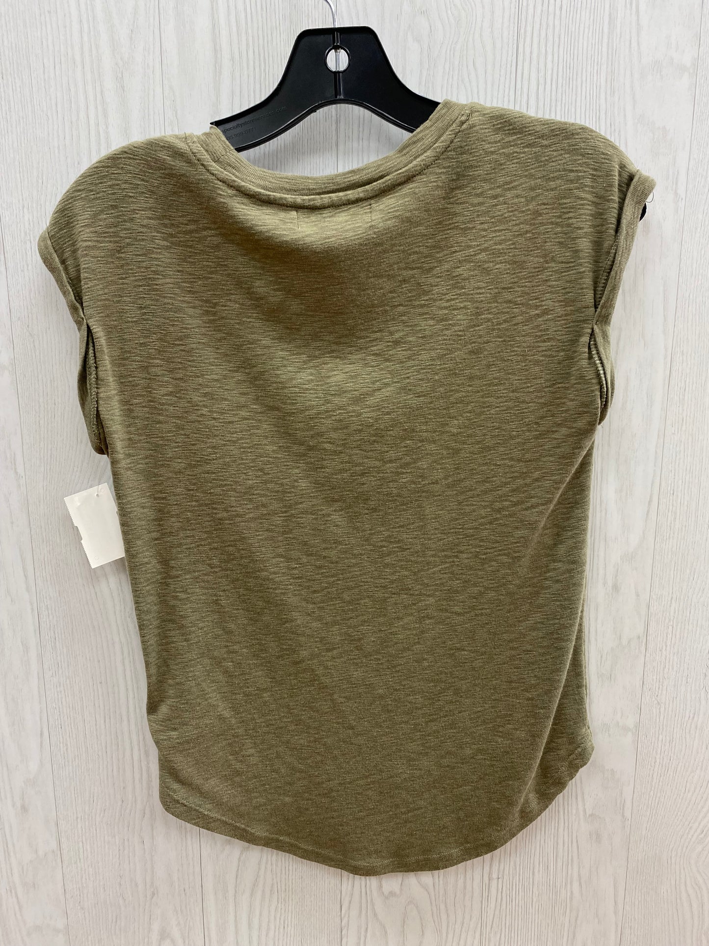 Green Top Sleeveless Marled, Size Xs