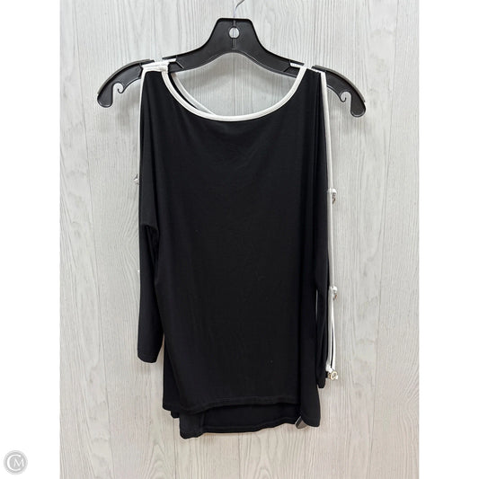Top Long Sleeve By Cable And Gauge In Black, Size: Xs