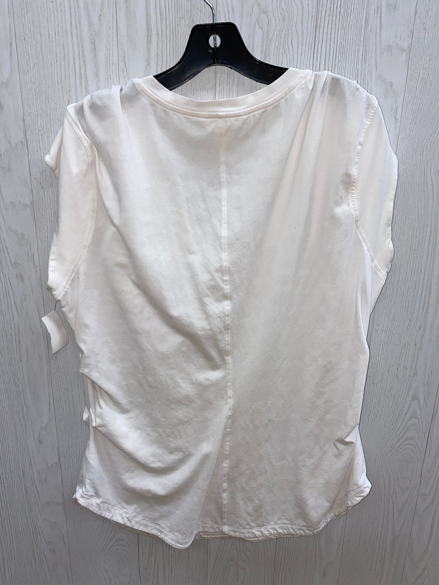 Athletic Top Short Sleeve By Athleta In White, Size: 1x