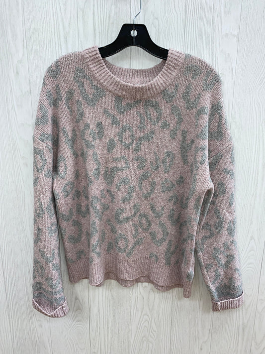 Sweater By Clothes Mentor In Pink, Size: L