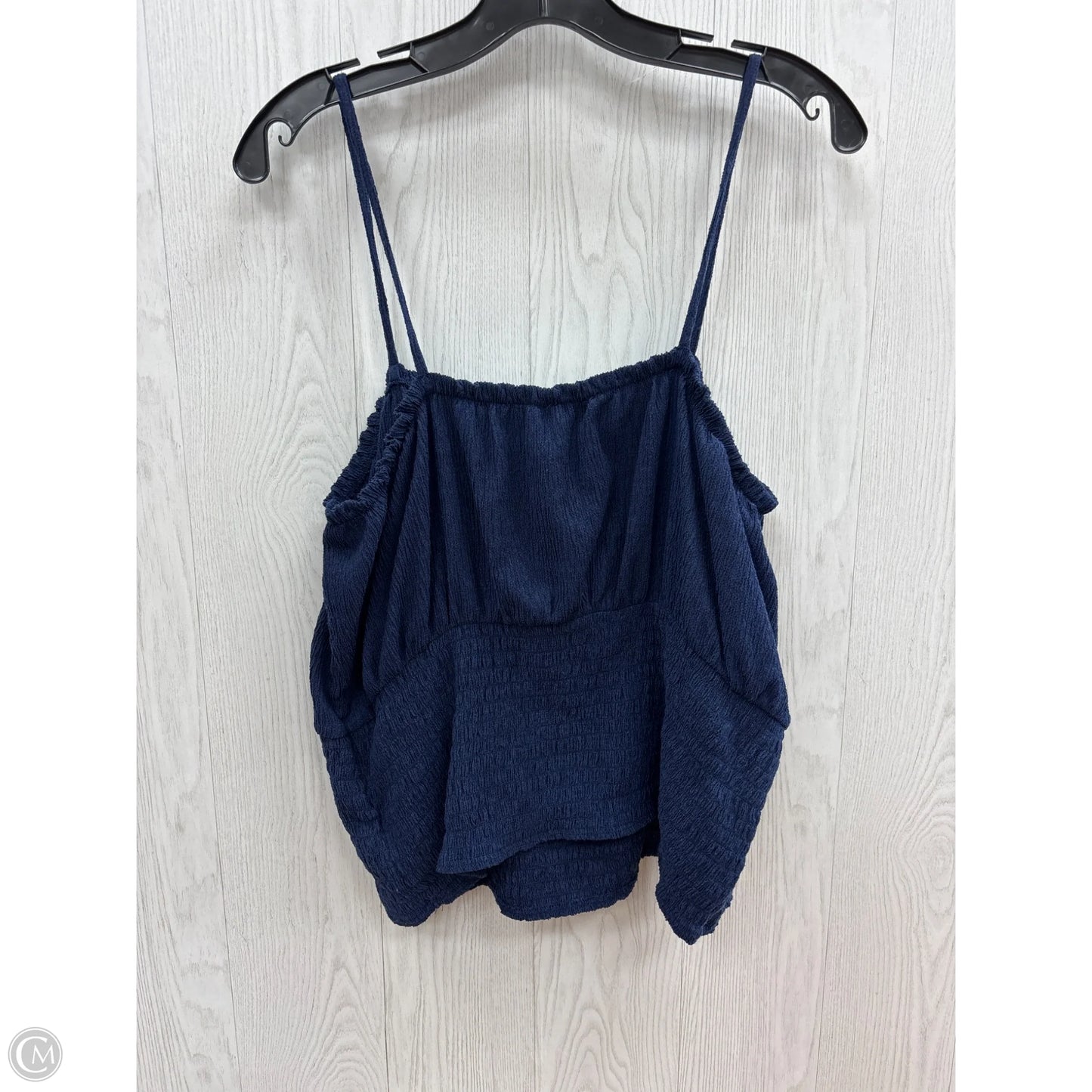 Top Sleeveless By Express In Blue, Size: Xl