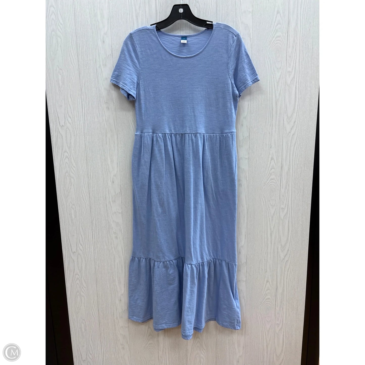 Dress Casual Midi By Old Navy In Blue, Size: S