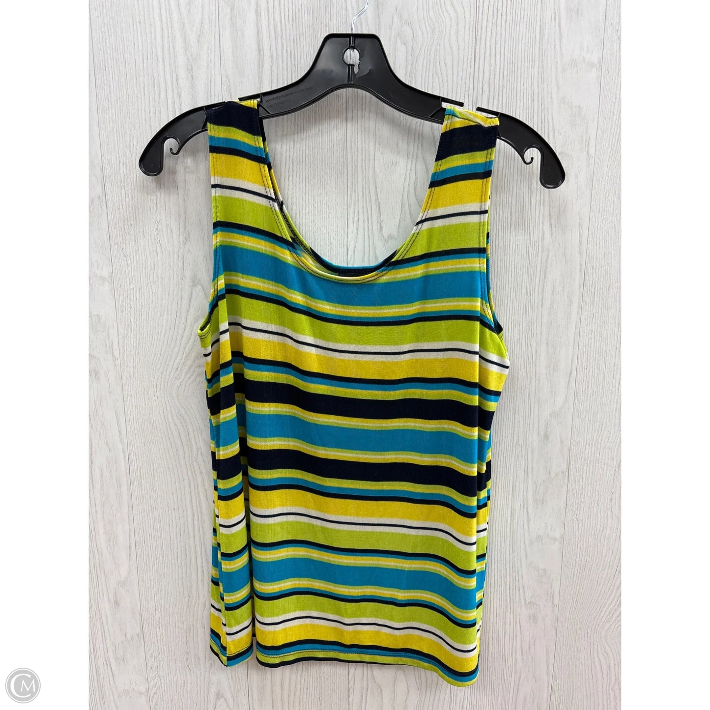 Top Sleeveless By Citiknits In Striped Pattern, Size: S