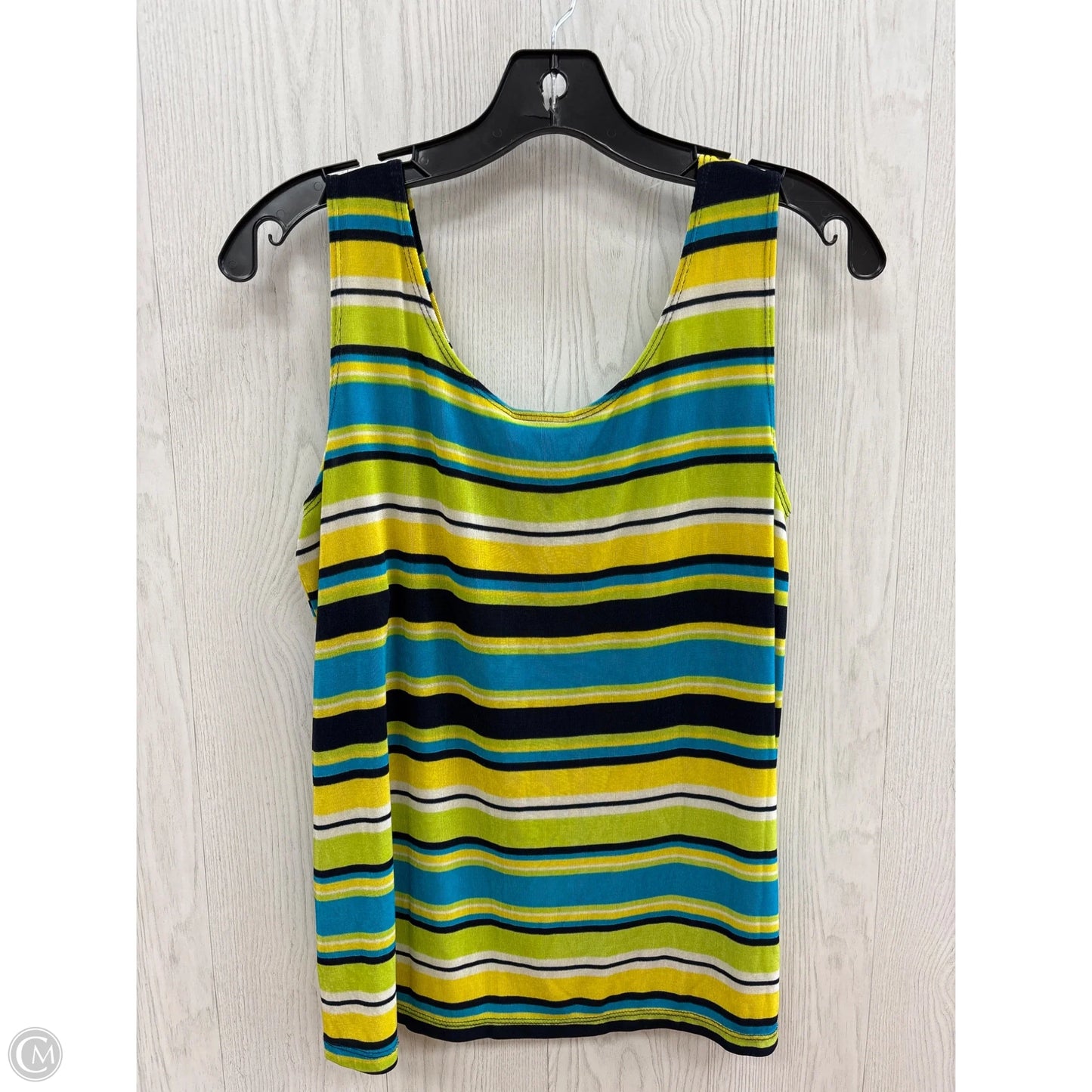 Top Sleeveless By Citiknits In Striped Pattern, Size: S