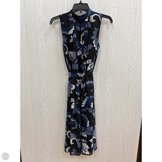 Dress Casual Midi By Ann Taylor In Black, Size: Xs