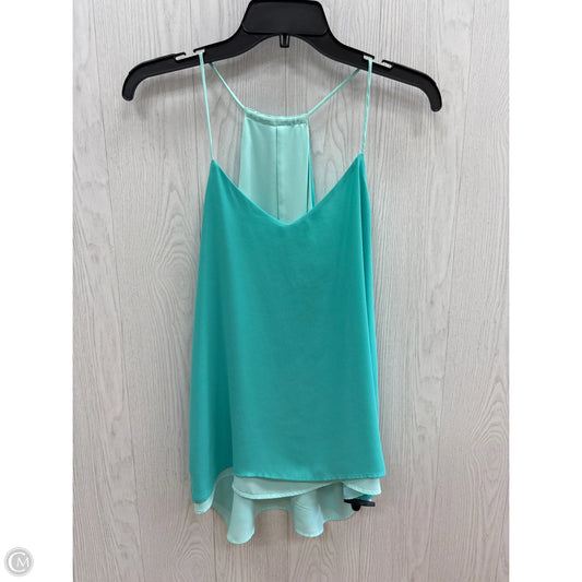 Top Sleeveless By Express In Green, Size: S