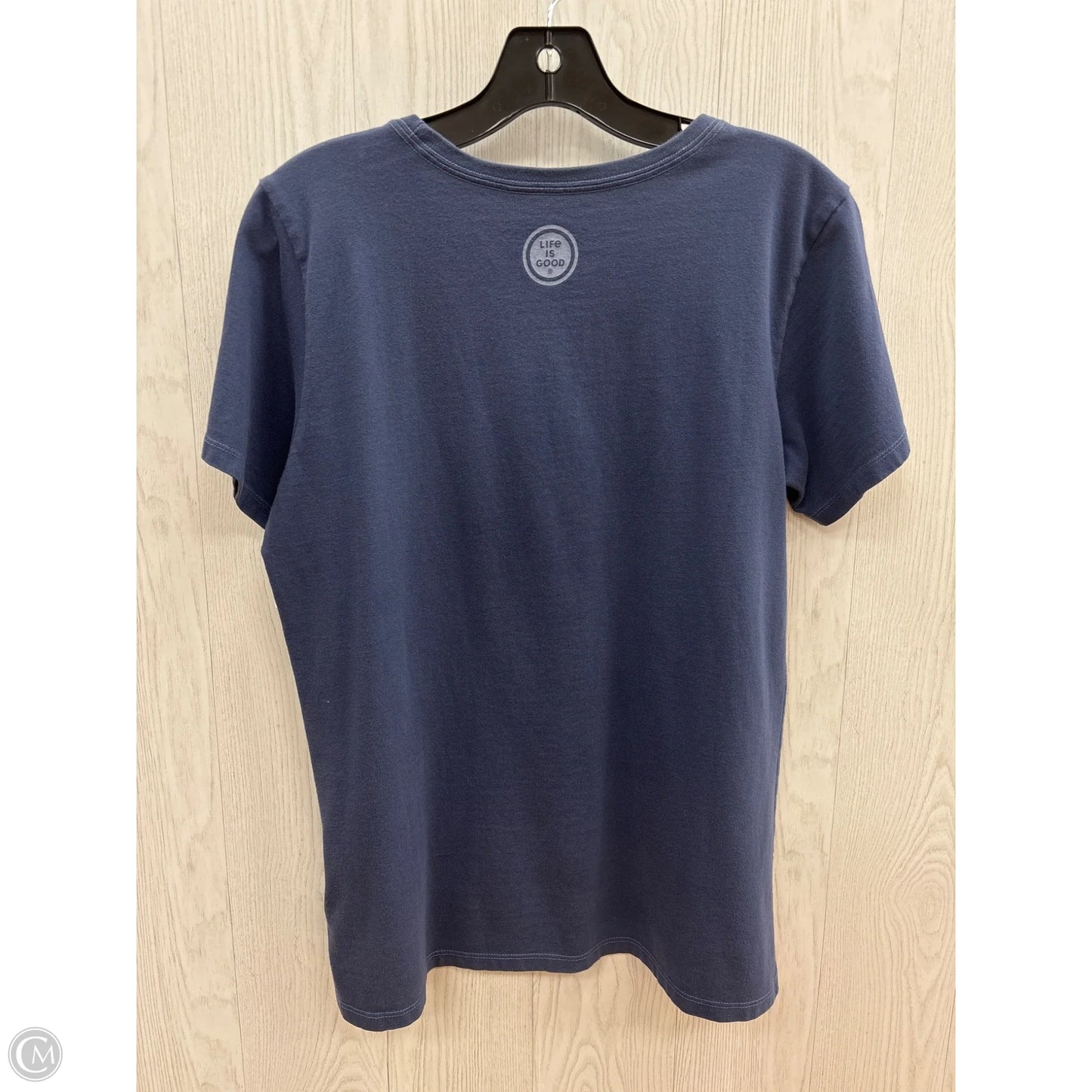 Top Short Sleeve Basic By Life Is Good In Blue, Size: M