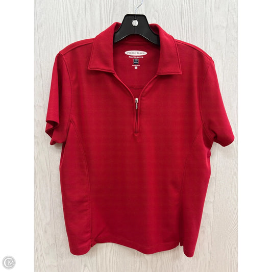 Top Short Sleeve By Clothes Mentor In Red, Size: L