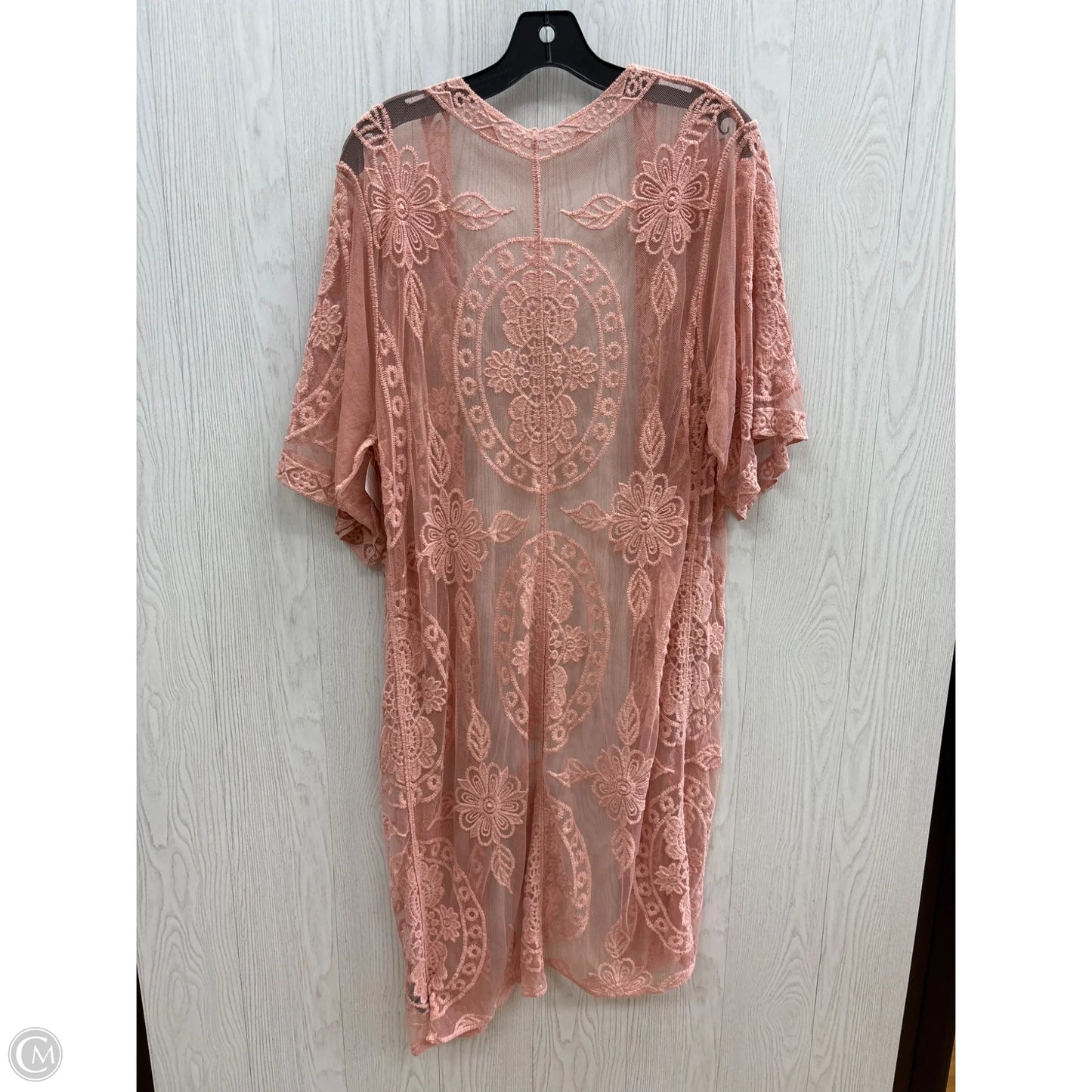 Kimono By Clothes Mentor In Pink, Size: Osfm