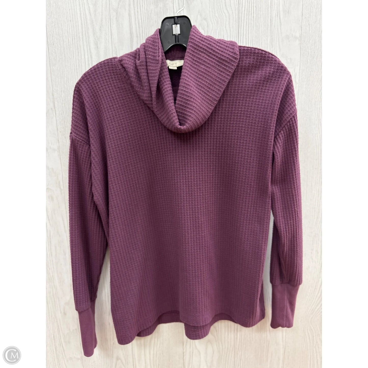Top Long Sleeve By Loft In Purple, Size: Xs