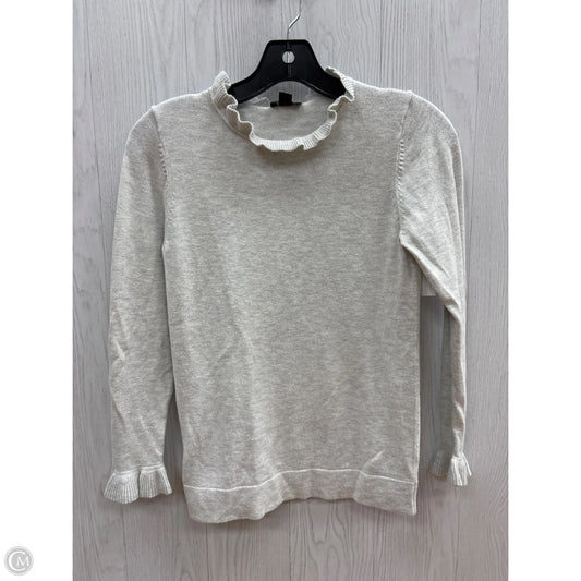Top Long Sleeve By Ann Taylor In Grey, Size: Xs
