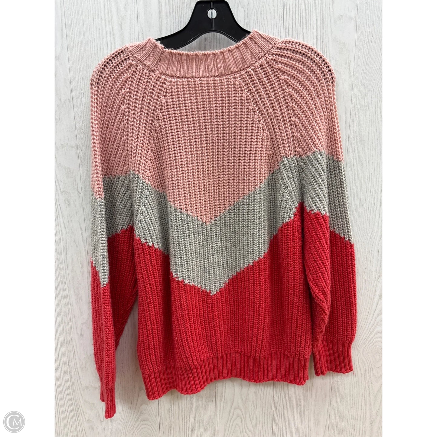 Sweater By Splendid In Grey & Pink, Size: S