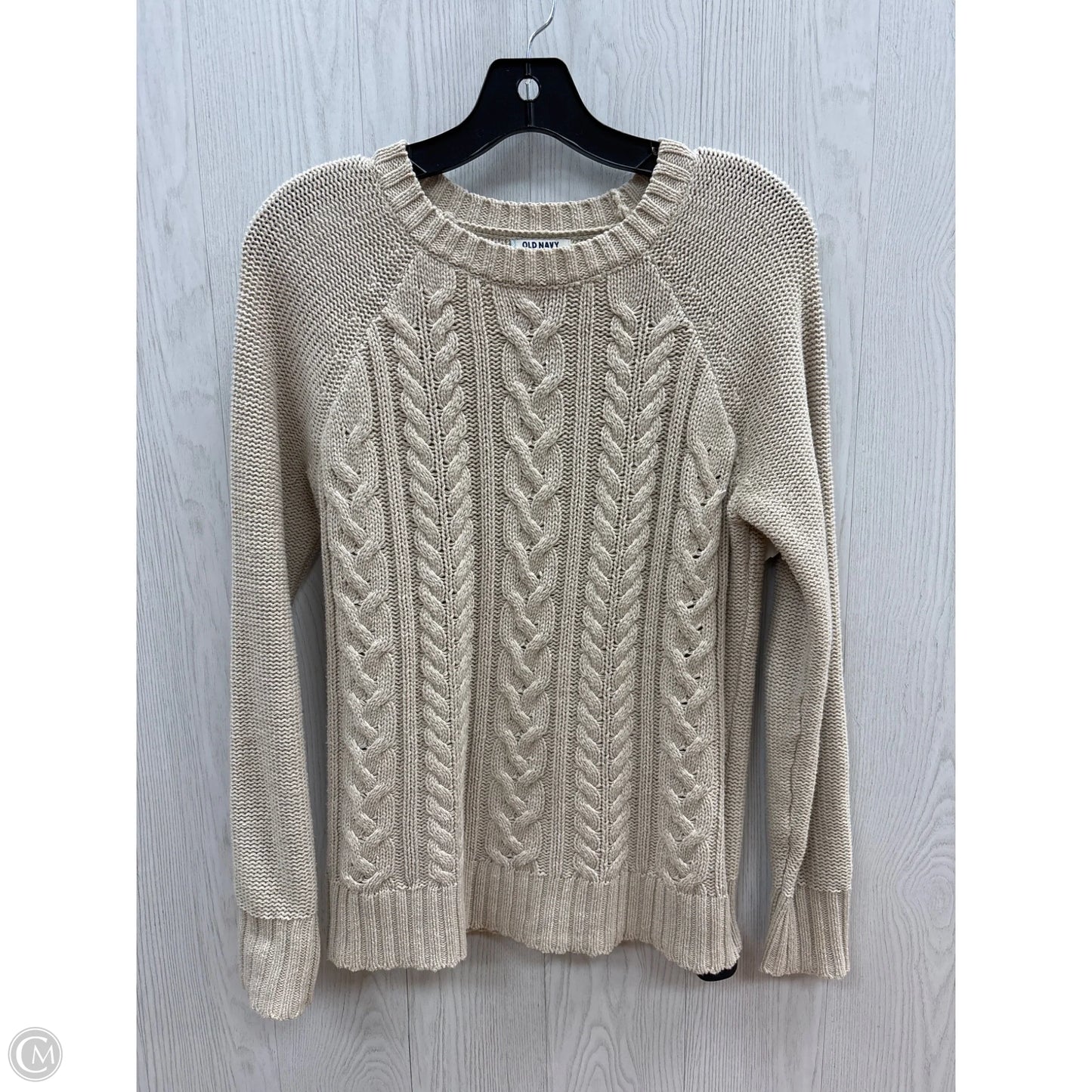 Sweater By Old Navy In Tan, Size: M