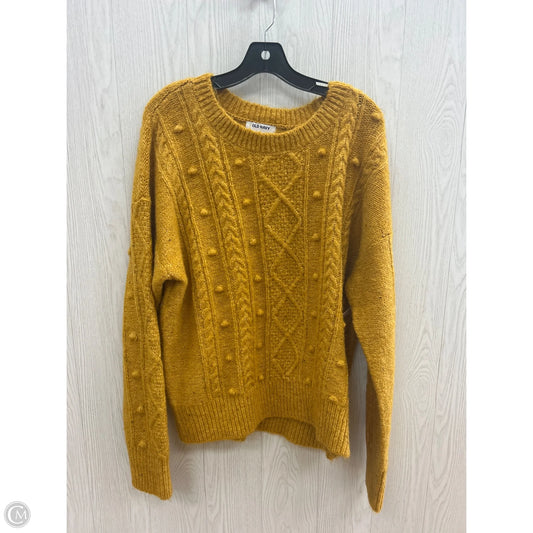 Sweater By Old Navy In Gold, Size: L