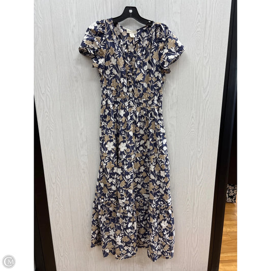 Dress Casual Maxi By Cynthia Rowley In Blue & Cream, Size: S