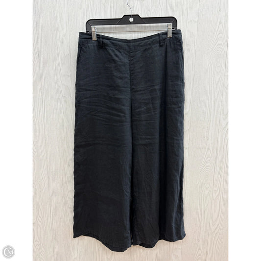 Pants Cropped By Tahari In Black, Size: L