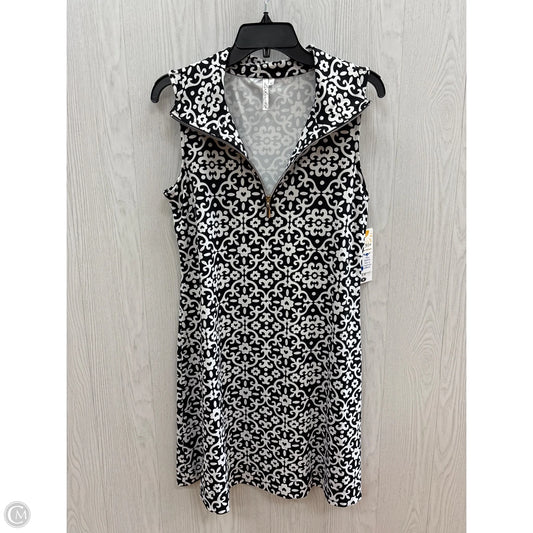 Dress Casual Short By Lulu B In Black & White, Size: M
