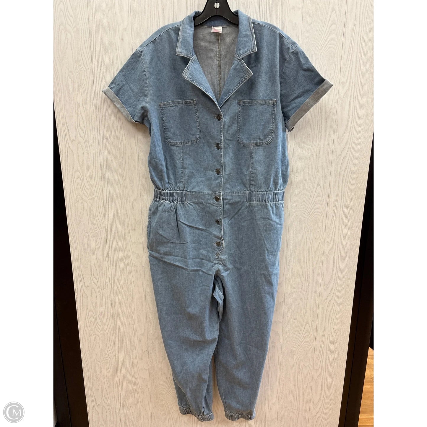Jumpsuit By No Boundaries In Blue Denim, Size: 2x