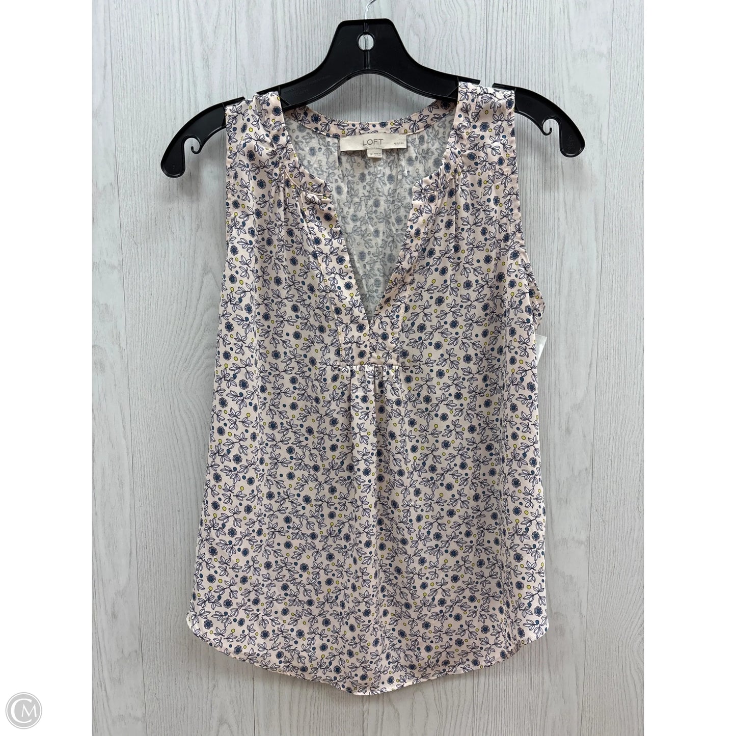Top Sleeveless By Loft In Pink, Size: Sp
