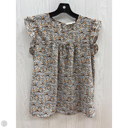 Top Sleeveless By Mod In Floral Print, Size: M