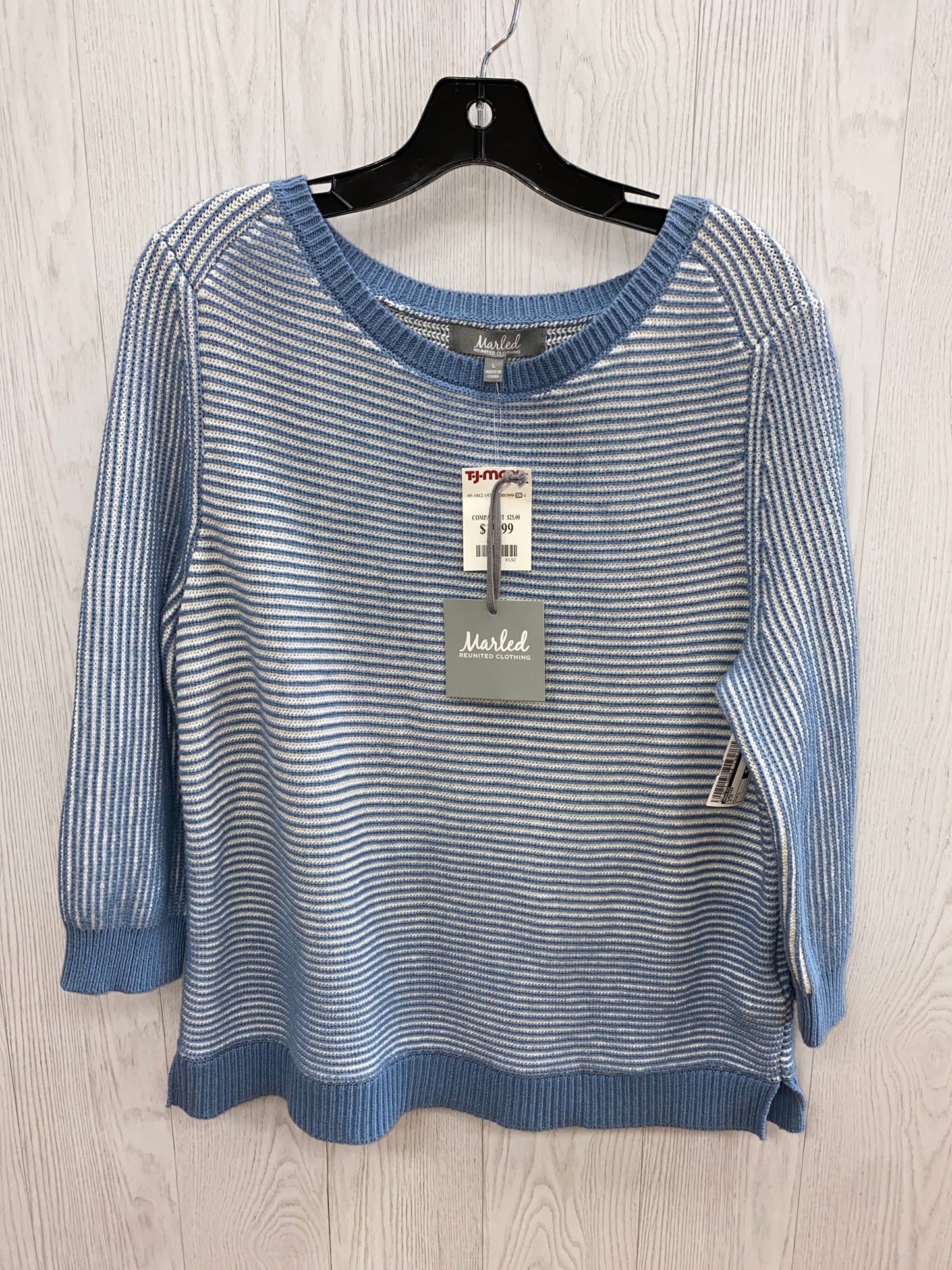 Sweater By Marled In Blue, Size: L