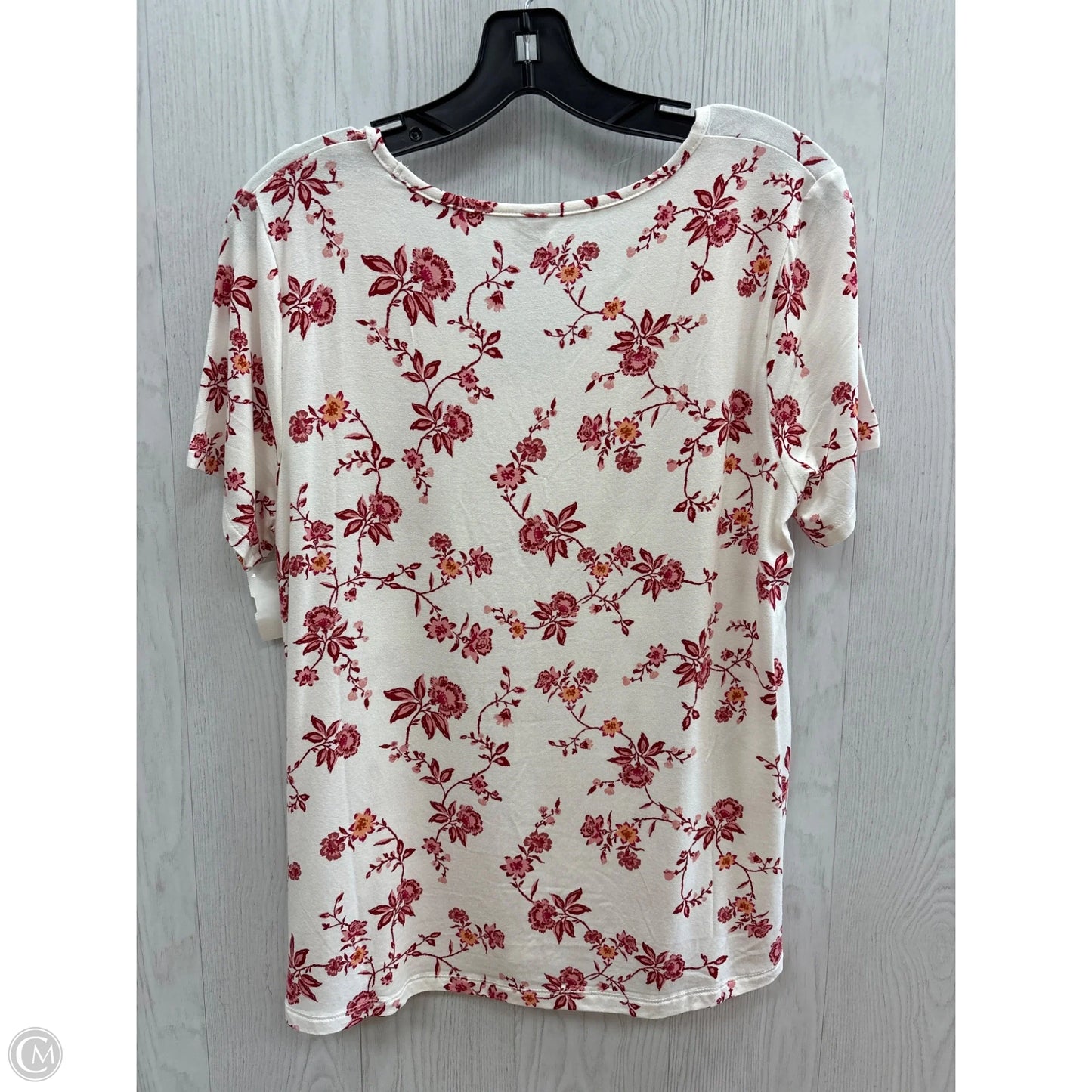 Top Short Sleeve Basic By Old Navy In White, Size: M