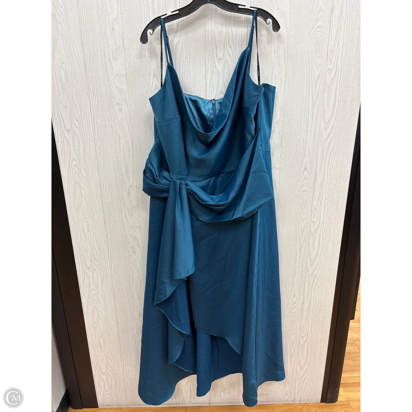 Dress Party Long By City Chic In Blue, Size: 22