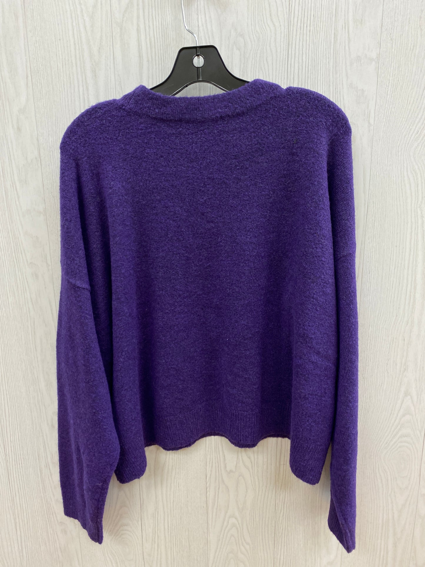 Sweater By New York And Co In Purple, Size: L