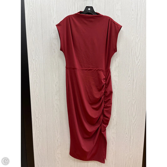 Dress Party Long By New York And Co In Red, Size: L