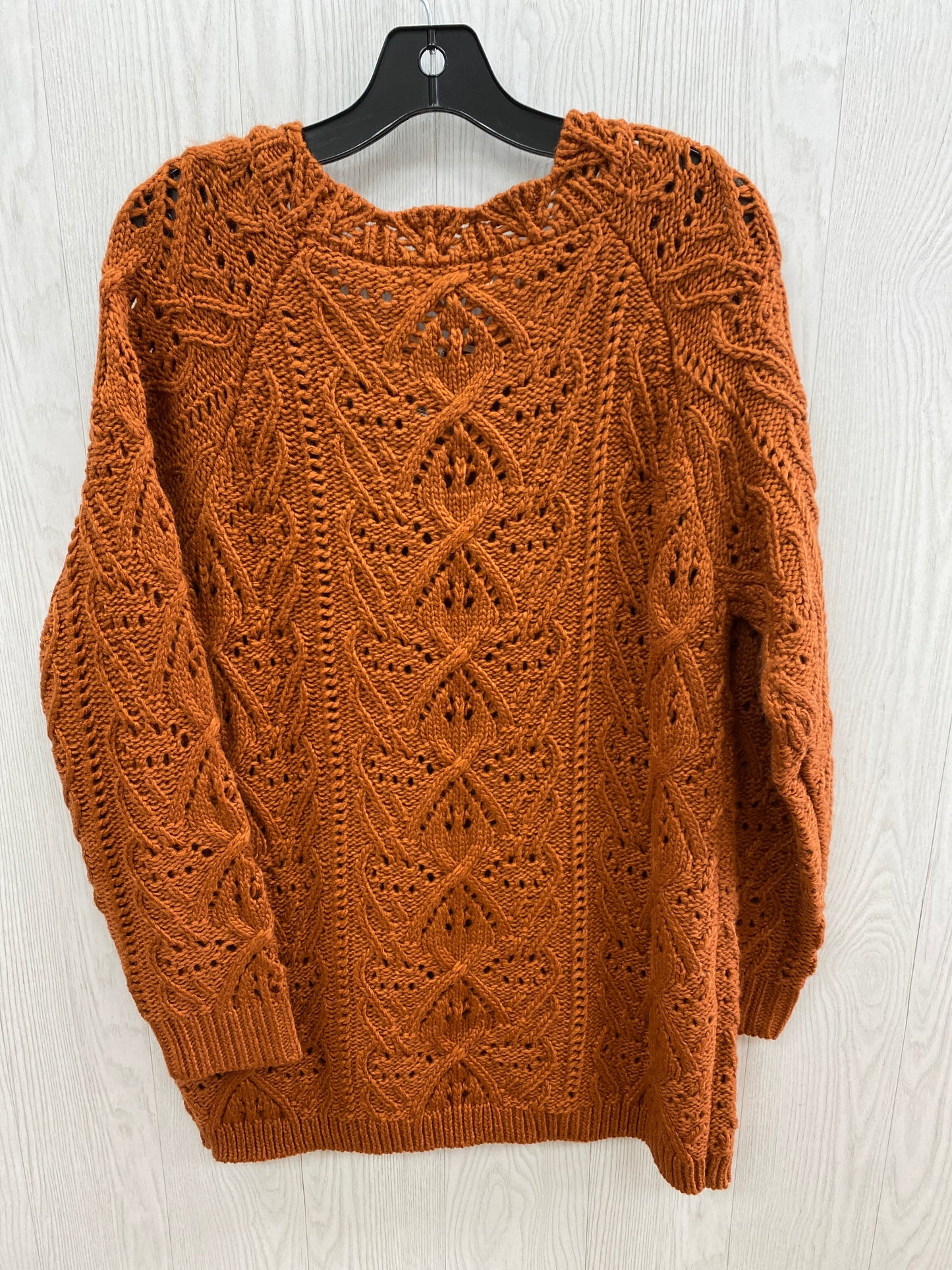 Sweater By Indigo Soul In Orange, Size: L