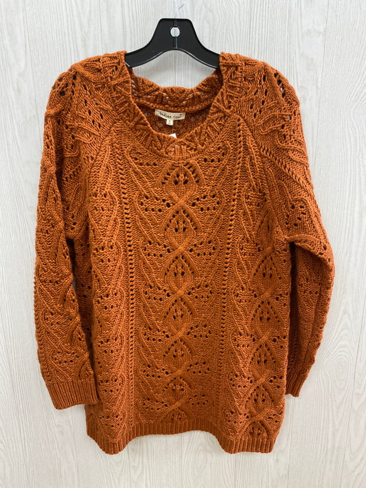 Sweater By Indigo Soul In Orange, Size: L