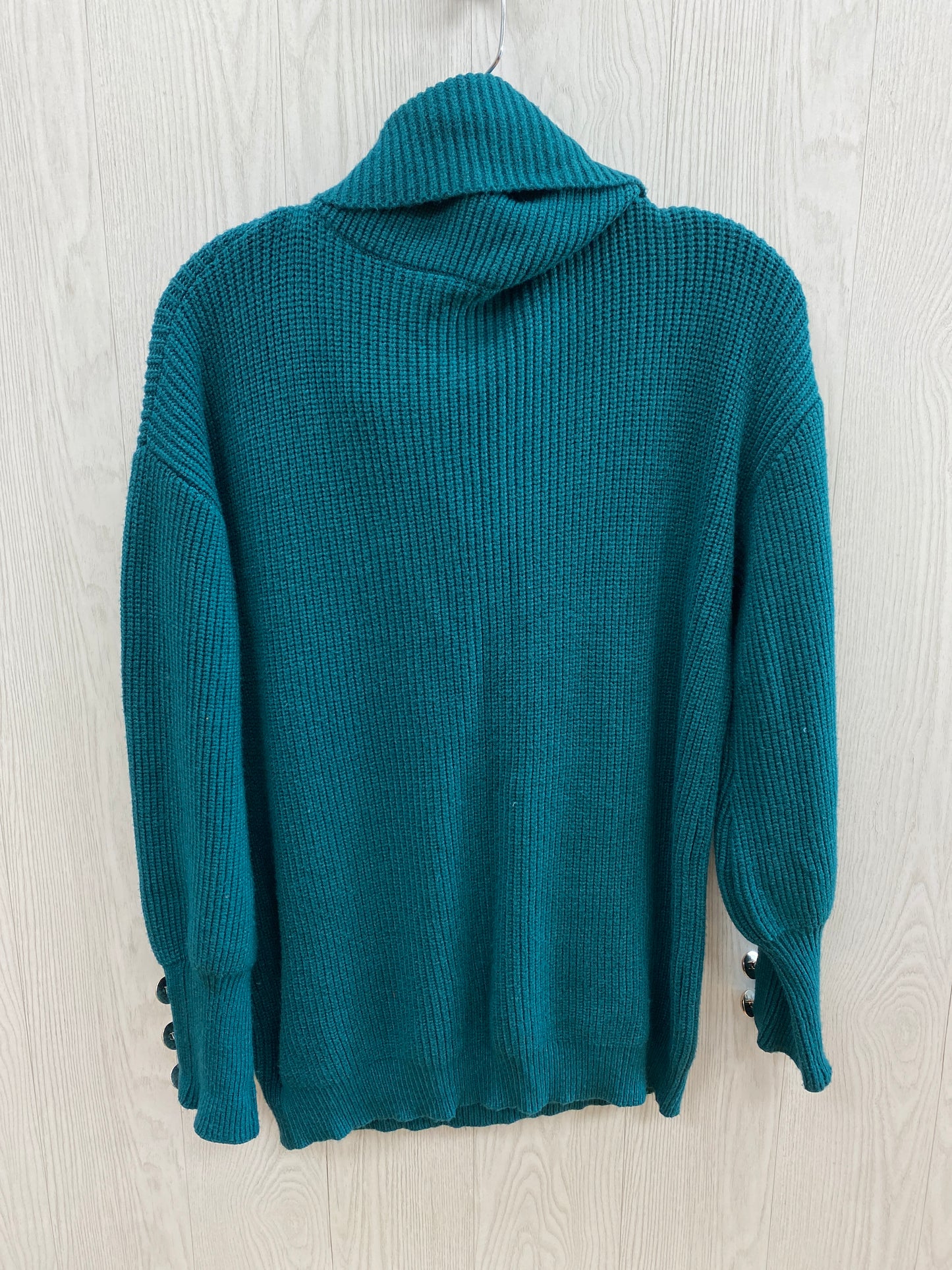 Sweater By Clothes Mentor In Teal, Size: L