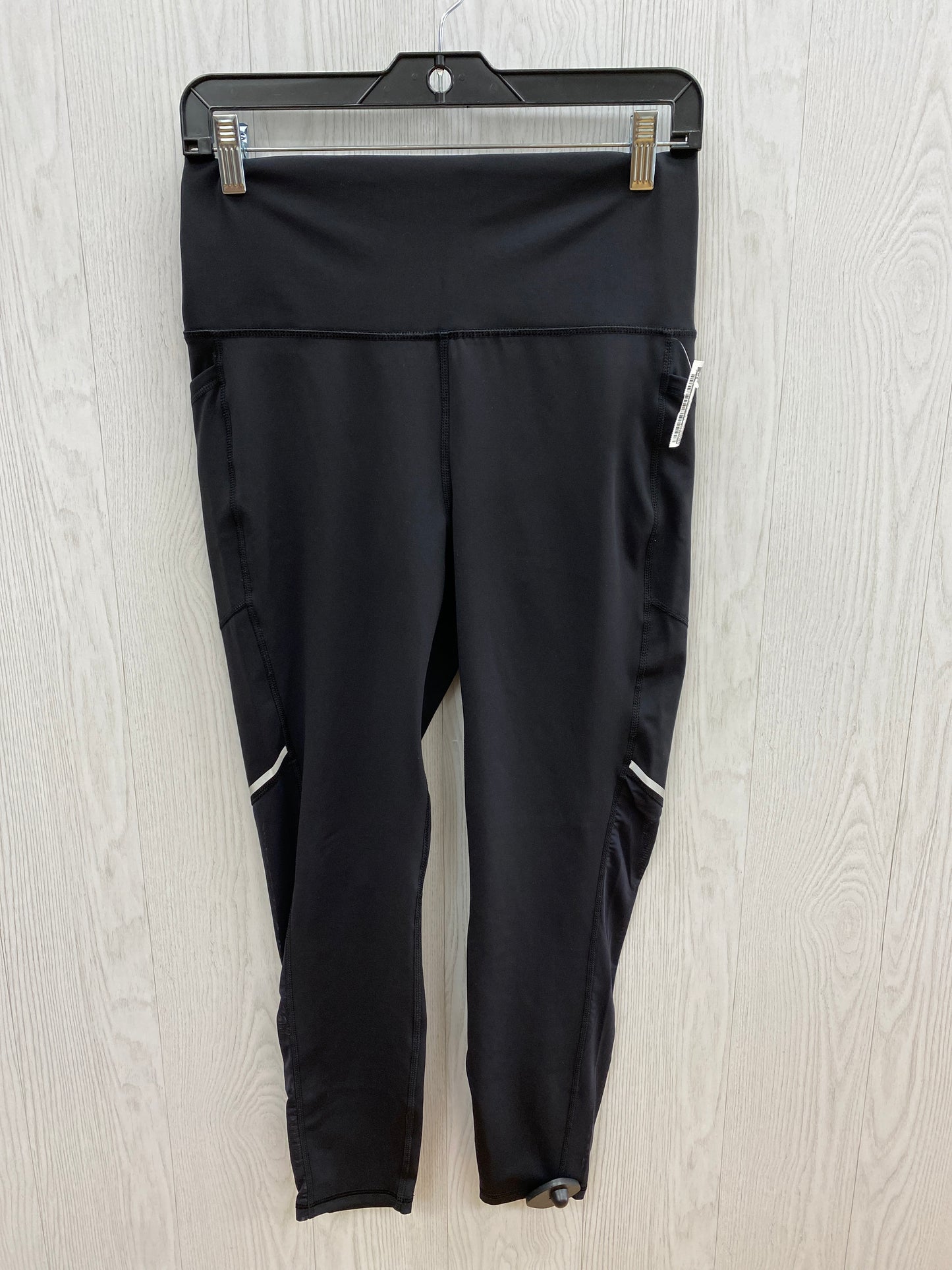 Athletic Leggings By Spyder In Black, Size: L