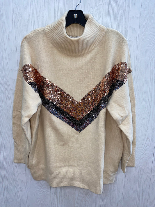 Sweater By Lush In Tan, Size: M