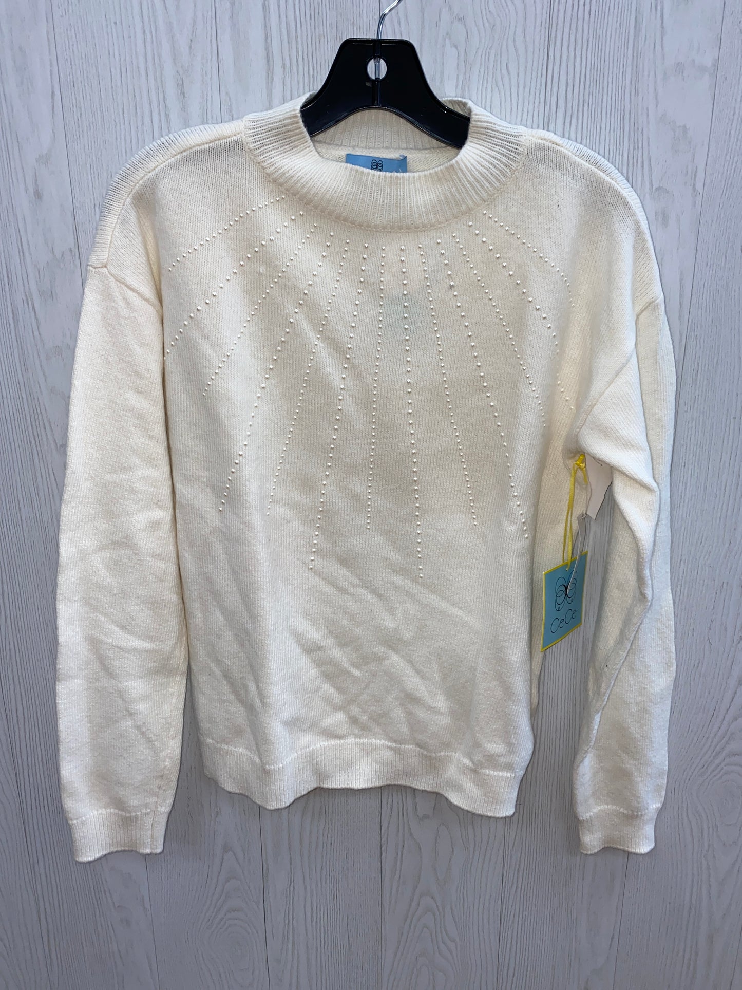 Sweater By Cece In Cream, Size: M