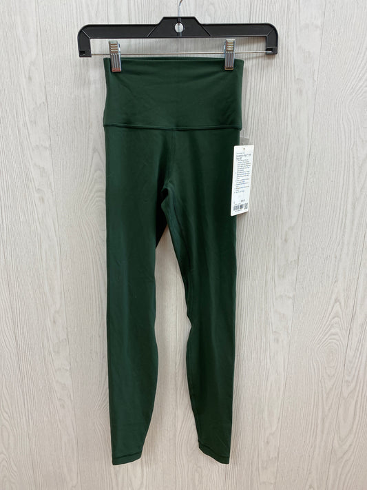 Athletic Leggings By Lululemon In Green, Size: 2