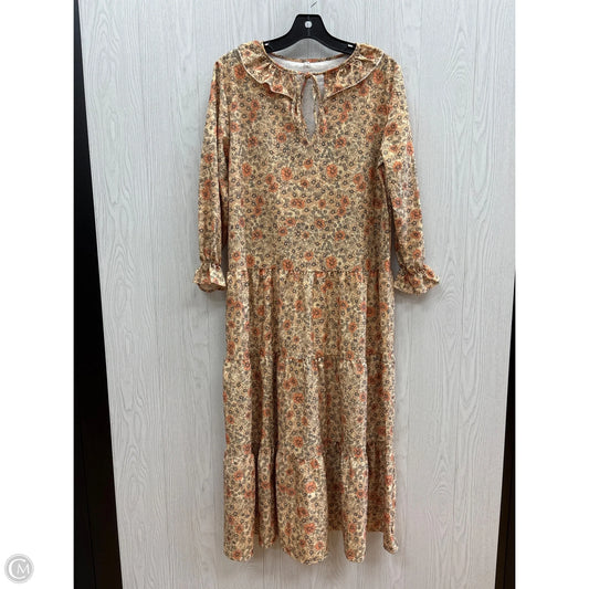 Dress Casual Maxi By Clothes Mentor In Yellow, Size: L
