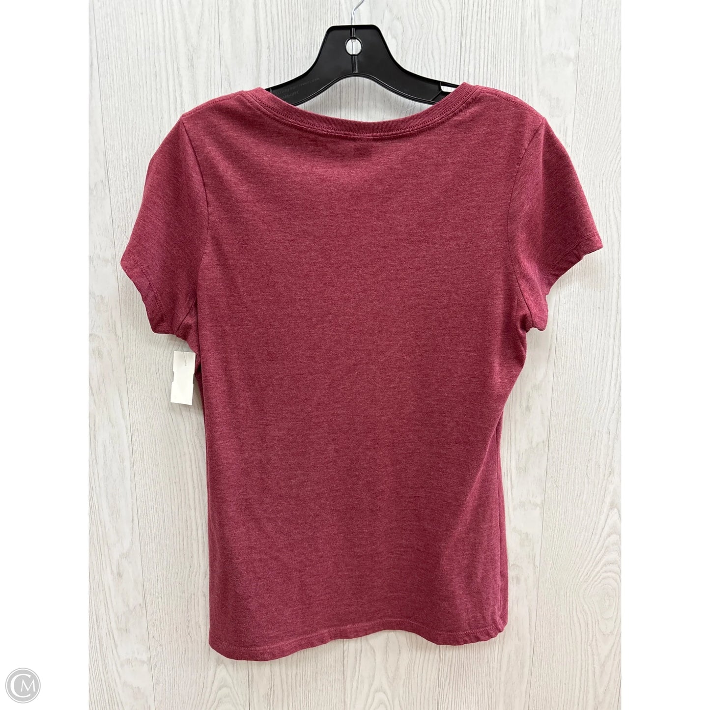 Top Short Sleeve Basic By Clothes Mentor In Red, Size: M