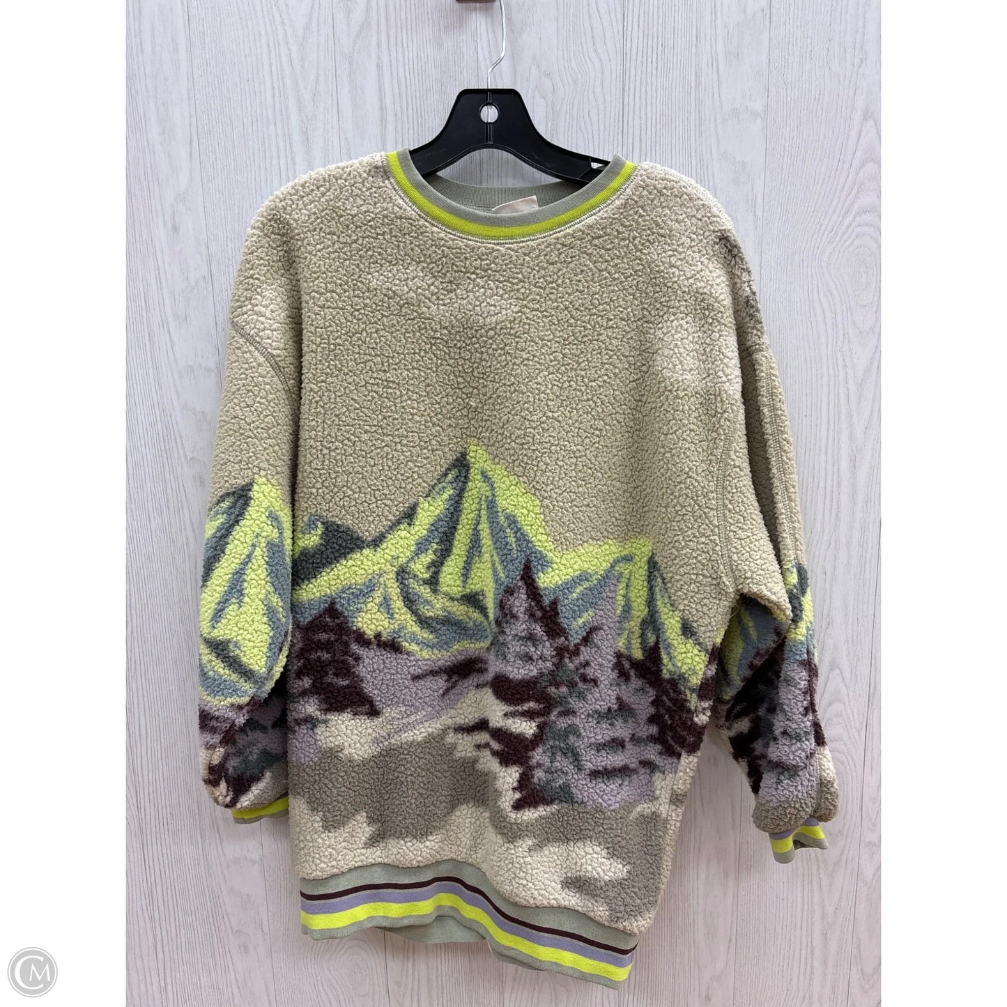 Sweater By Clothes Mentor In Tan & Yellow, Size: S